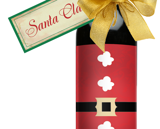 Santa Claus Wine Sleeve